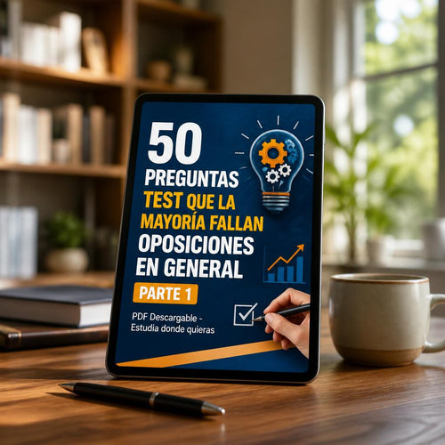 50 preguntas test mayoría fallan oposiciones general parte1
